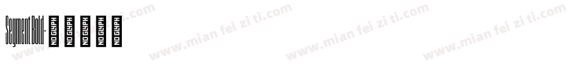 Segment Bold字体转换